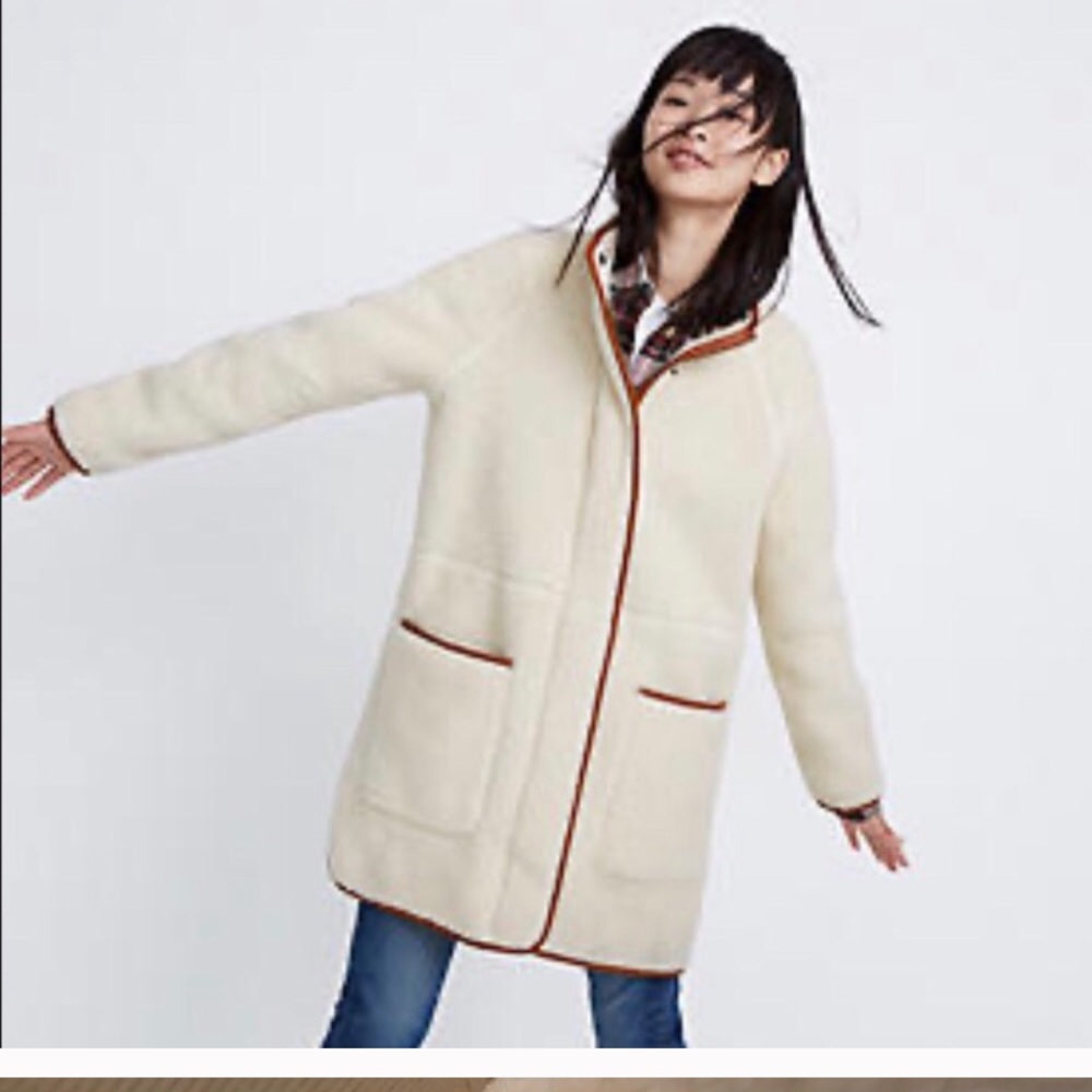 Madewell Sherpa coat NWT small